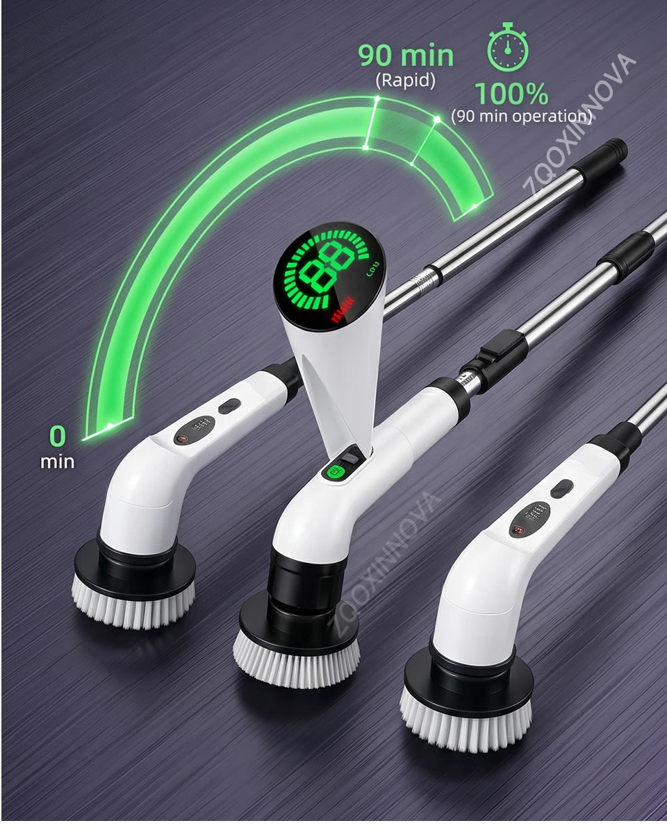 TurboScrub™ Cordless Electric Spin Scrubber