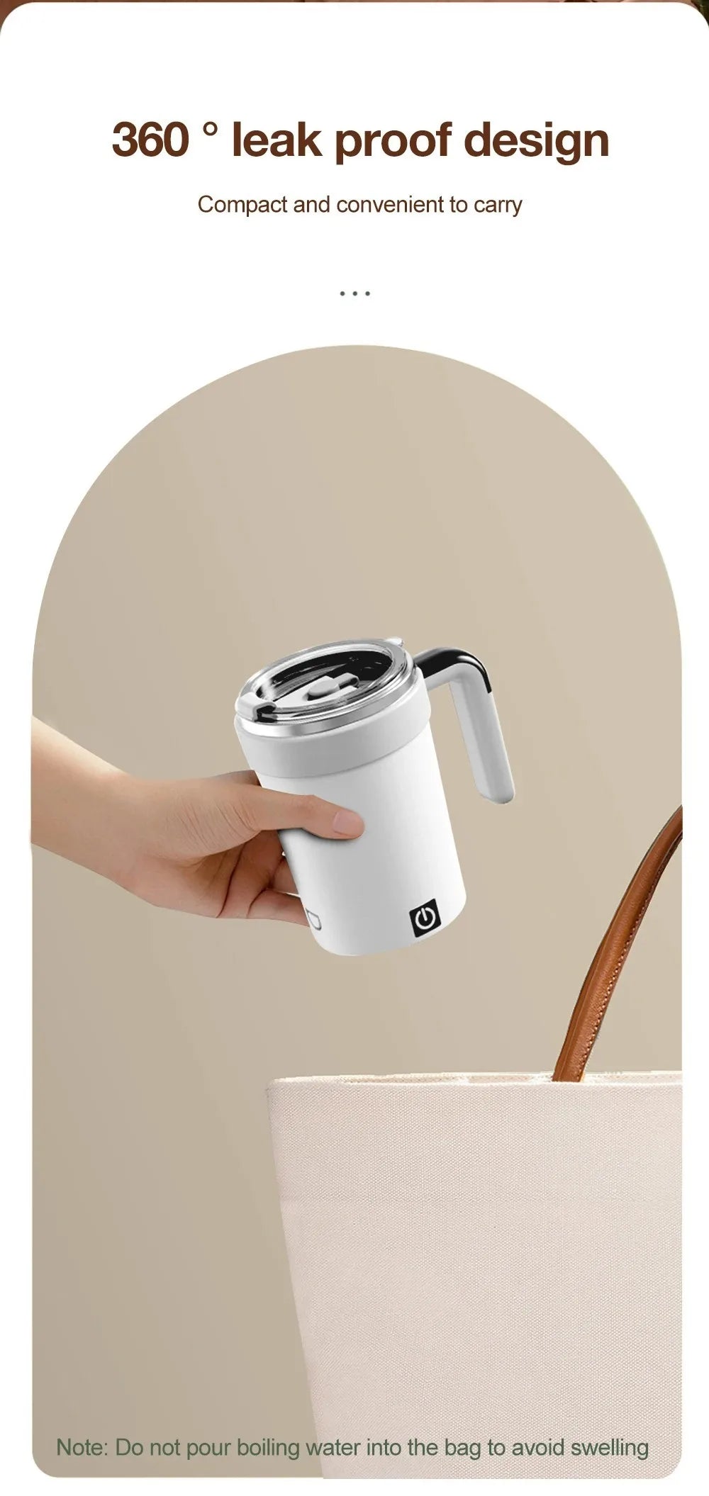 SwiftMix™ Auto Magnetic Self-Stirring Mug