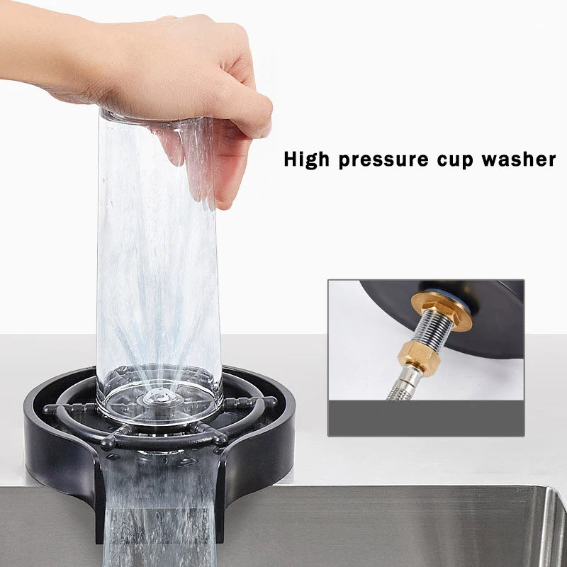 HydroRinse™ Automatic Sink Glass & Bottle Rinser