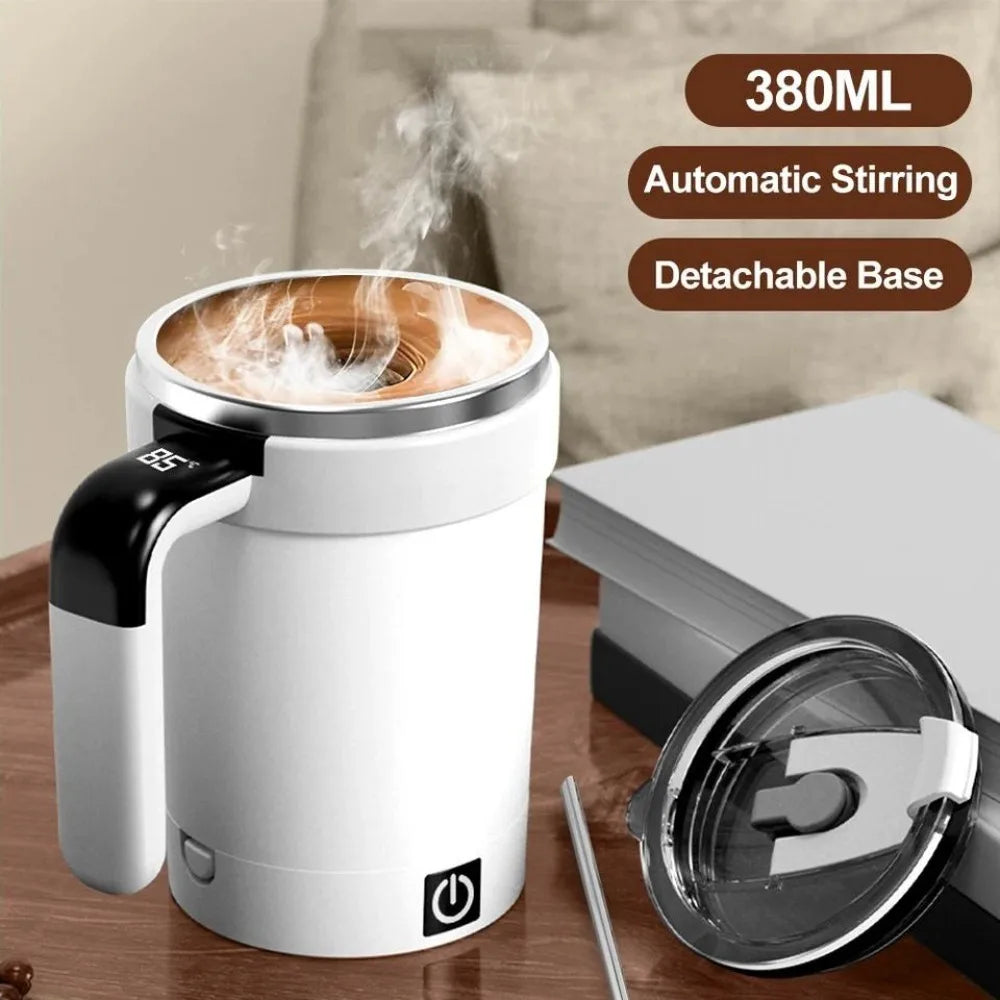 SwiftMix™ Auto Magnetic Self-Stirring Mug