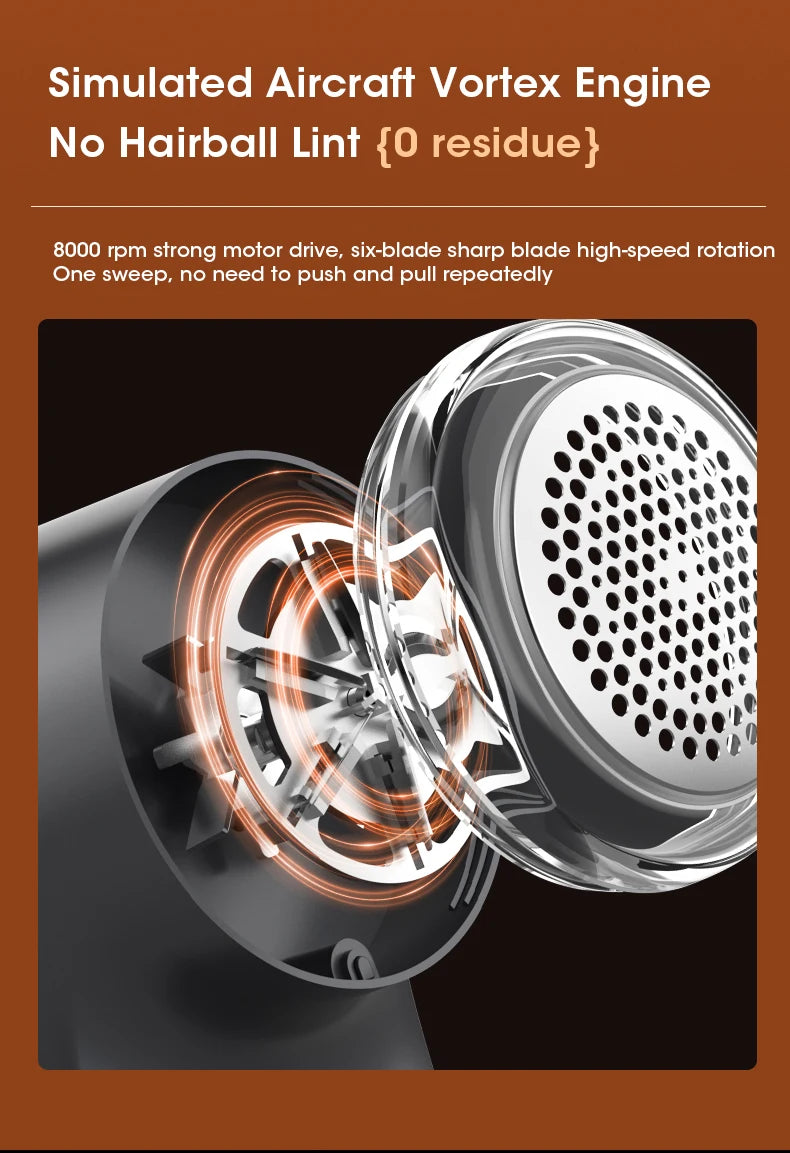 SwiftShave™ Digital LED Fabric & Lint Shaver