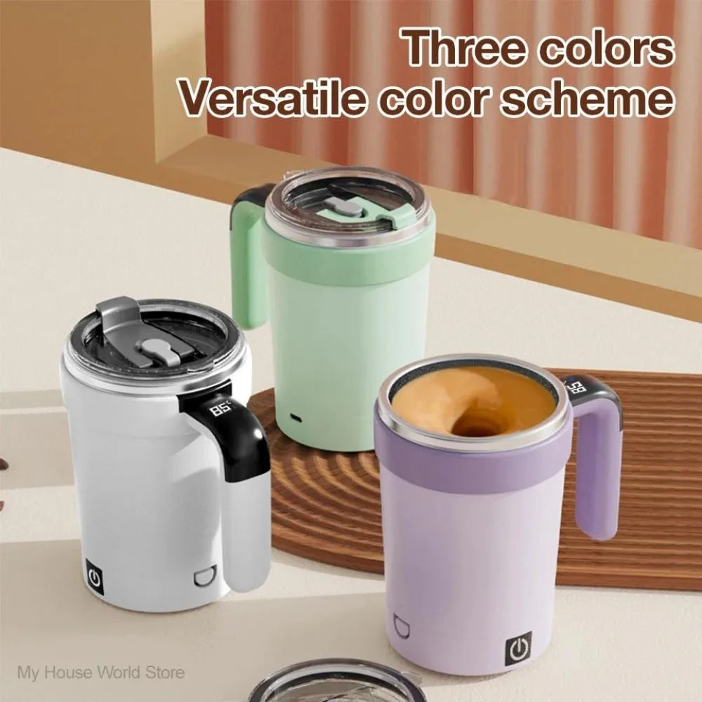 SwiftMix™ Auto Magnetic Self-Stirring Mug