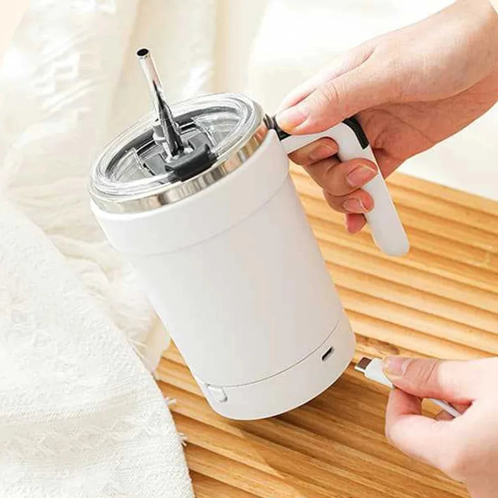 SwiftMix™ Auto Magnetic Self-Stirring Mug