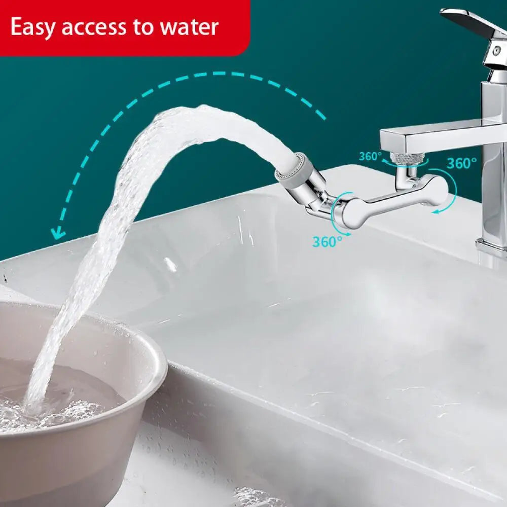 HydroFlex™ 1080° Rotating Robotic Faucet Extender