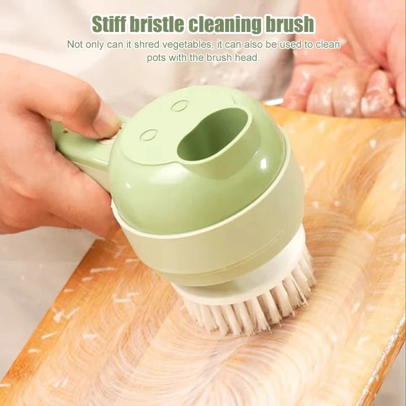 SwiftChop™ 4-in-1 Handheld Electric Veggie Slicer