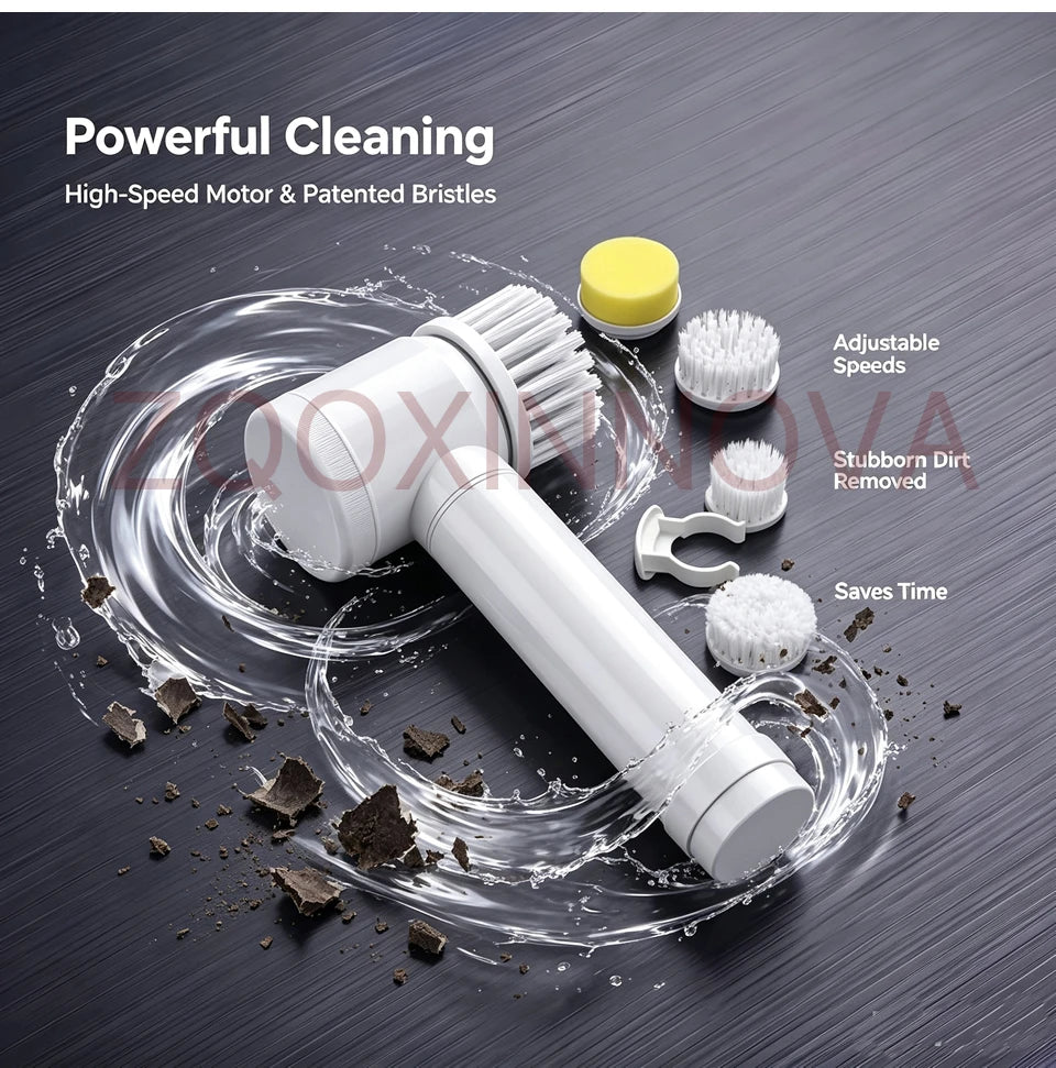 TurboScrub™ Cordless Electric Spin Scrubber