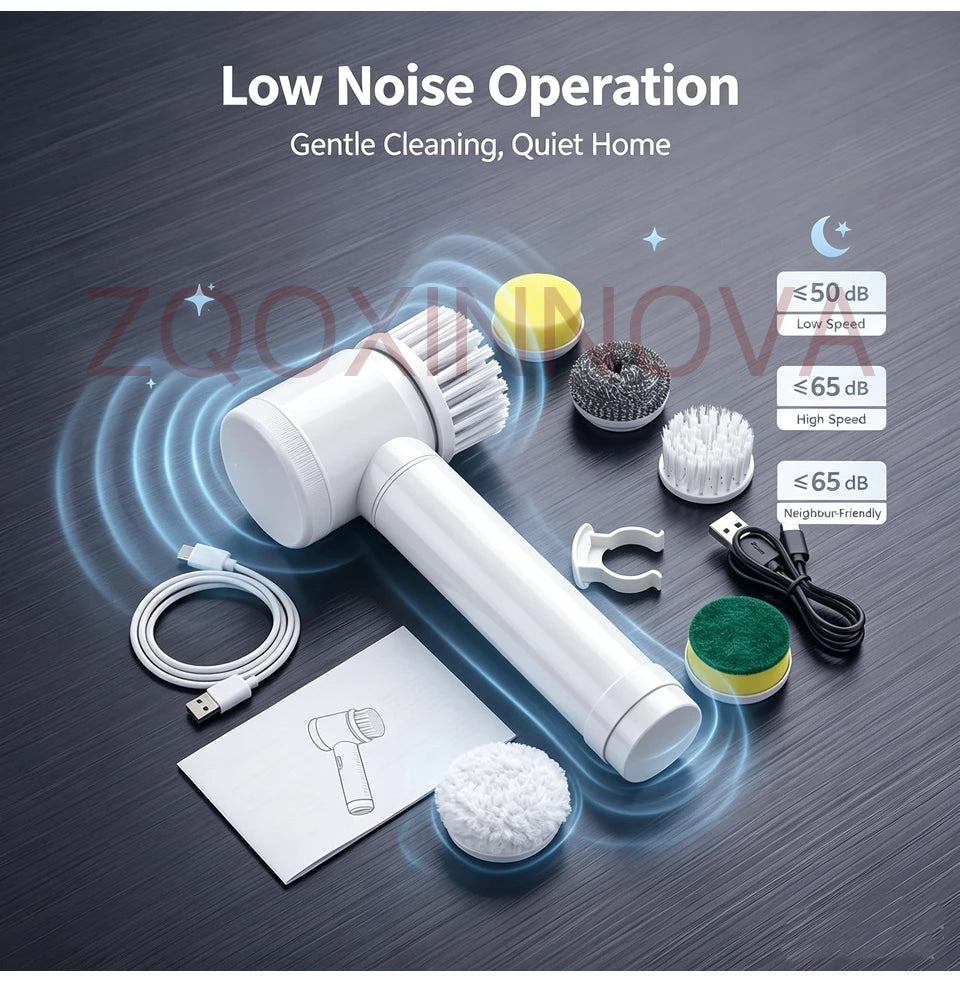 TurboScrub™ Cordless Electric Spin Scrubber