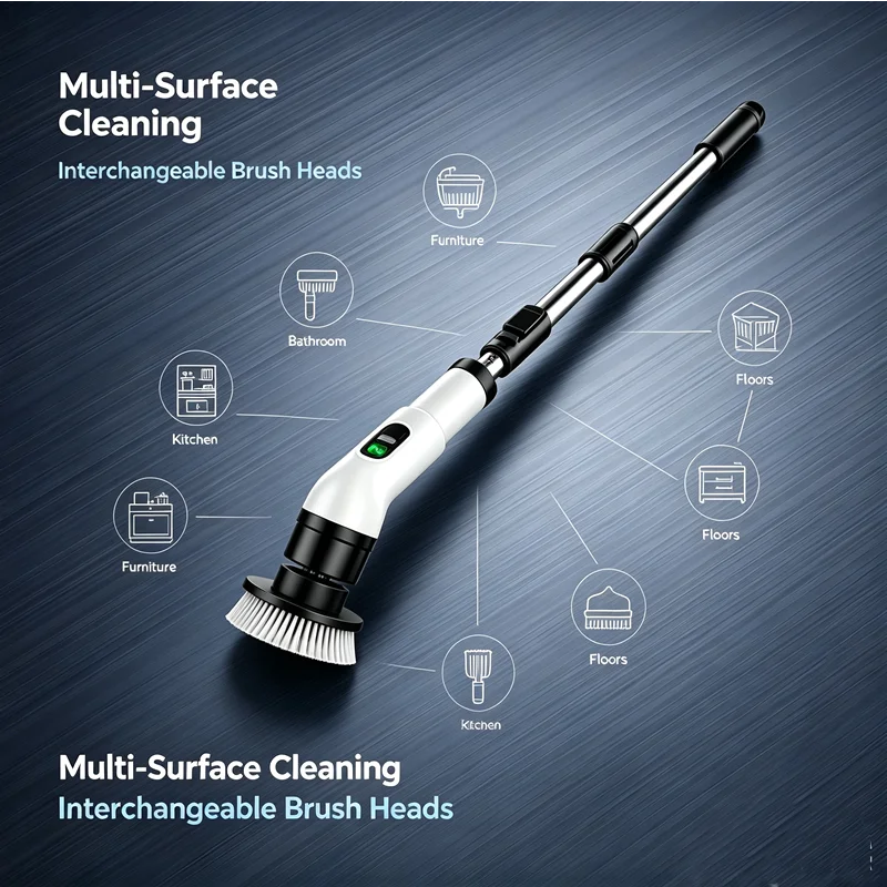 TurboScrub™ Cordless Electric Spin Scrubber