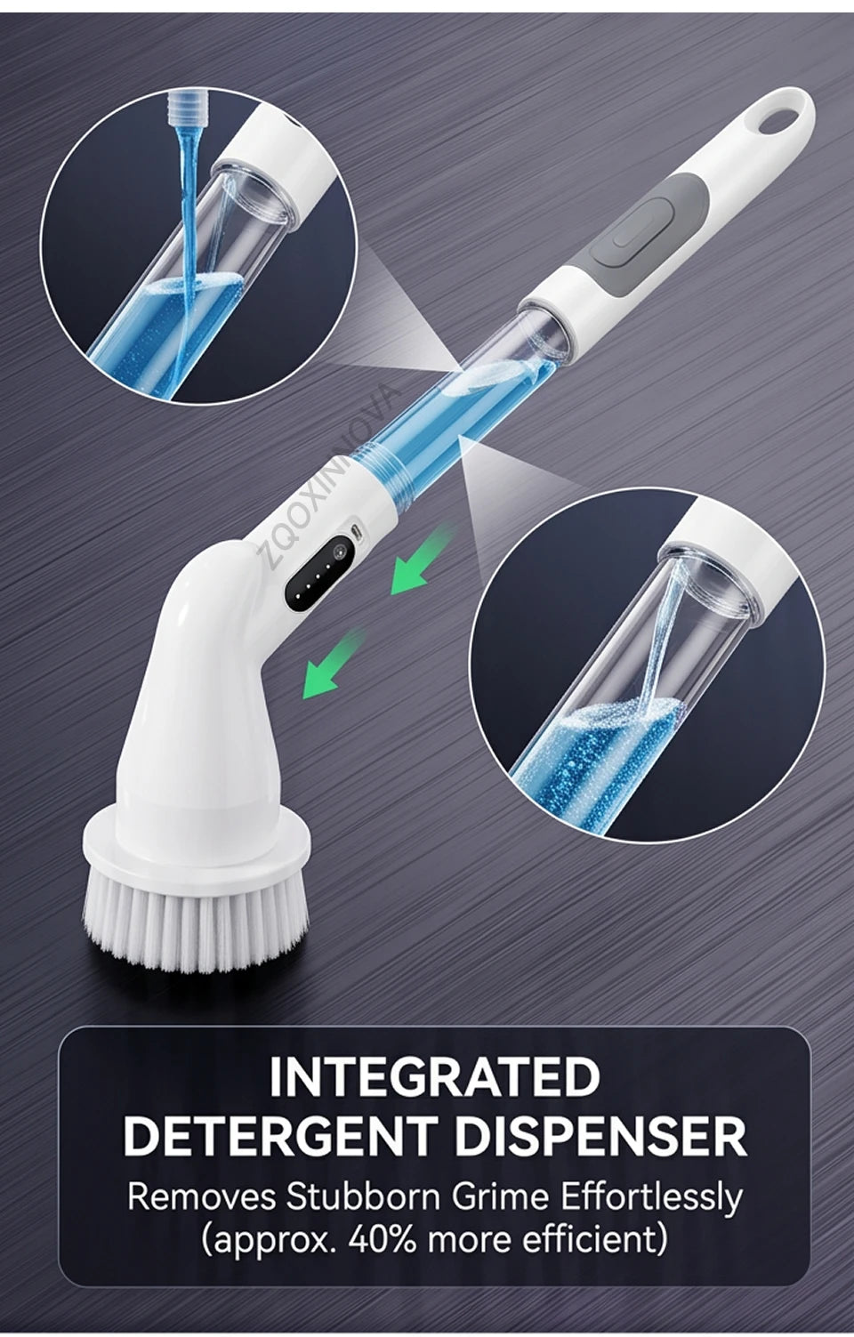 TurboScrub™ Cordless Electric Spin Scrubber