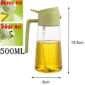 2-in-1 Glass Oil Sprayer & Pourer (470ml)