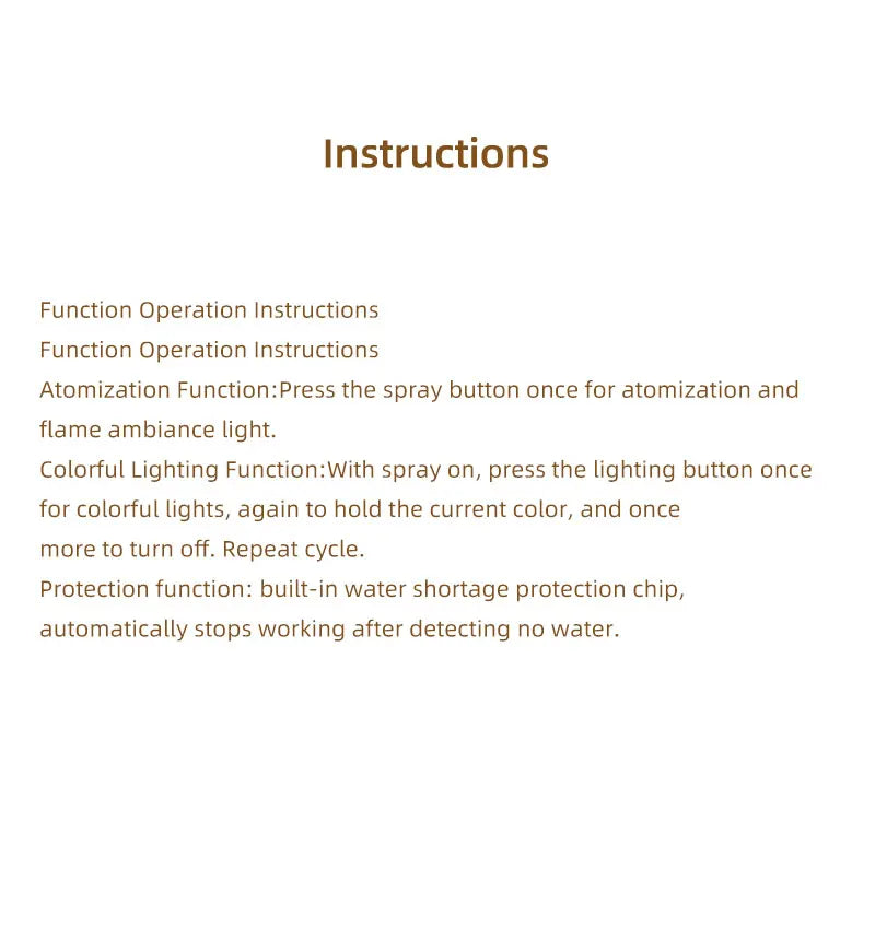 FlameAura™ Simulation LED Fire Diffuser & Humidifier