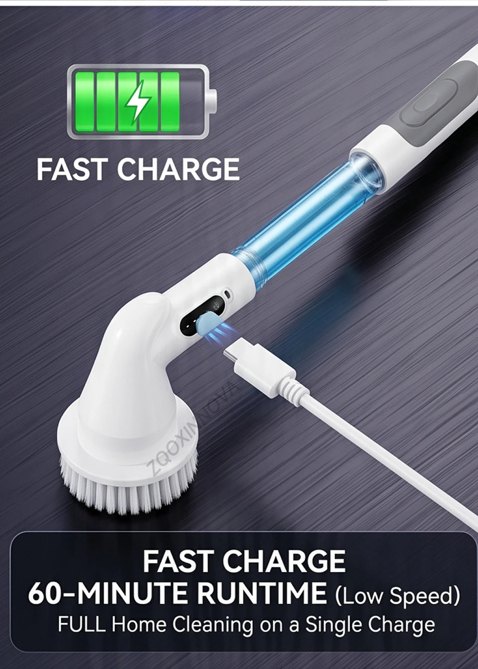 TurboScrub™ Cordless Electric Spin Scrubber