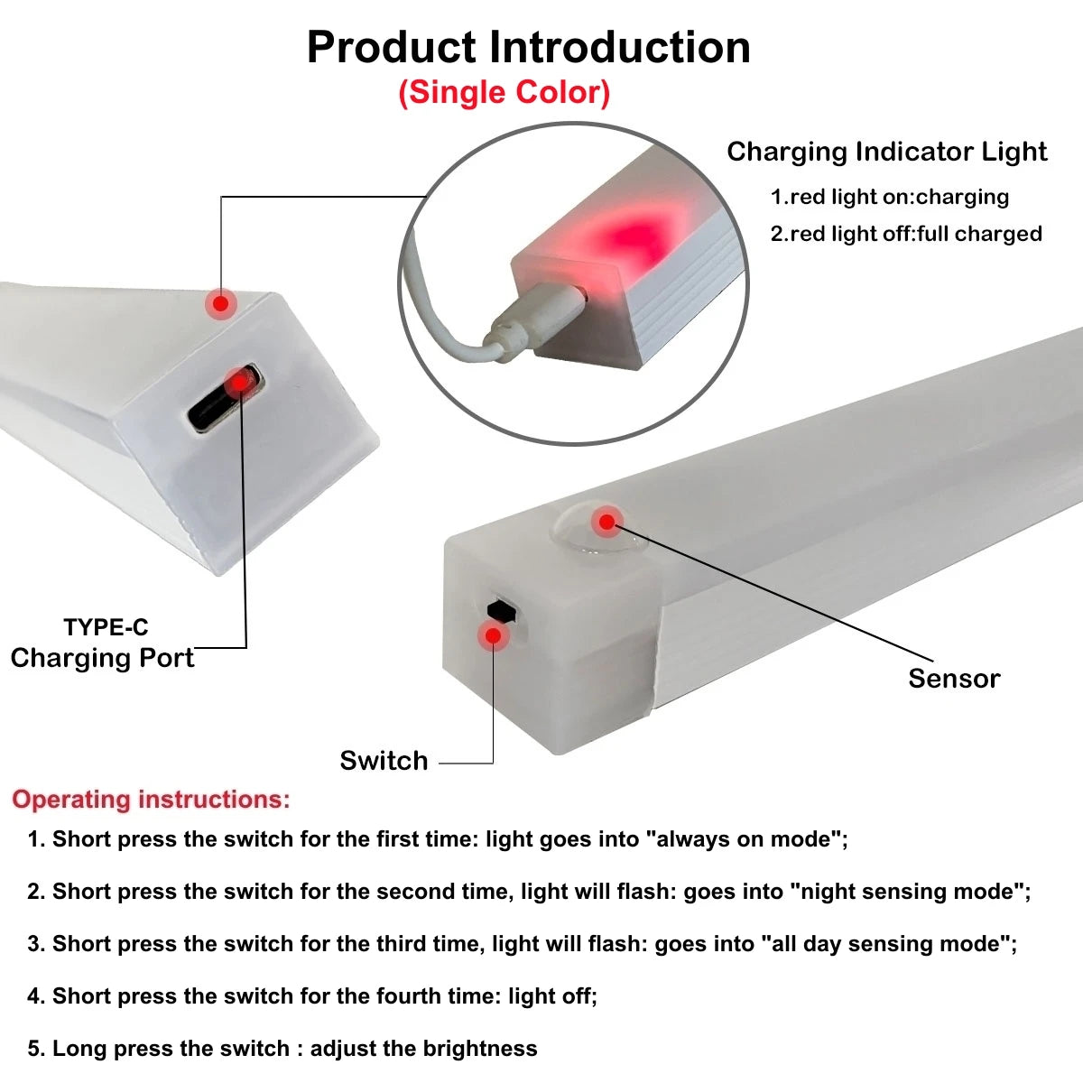 MotionBeam™ Ultra-Thin Magnetic Sensor LED Bar