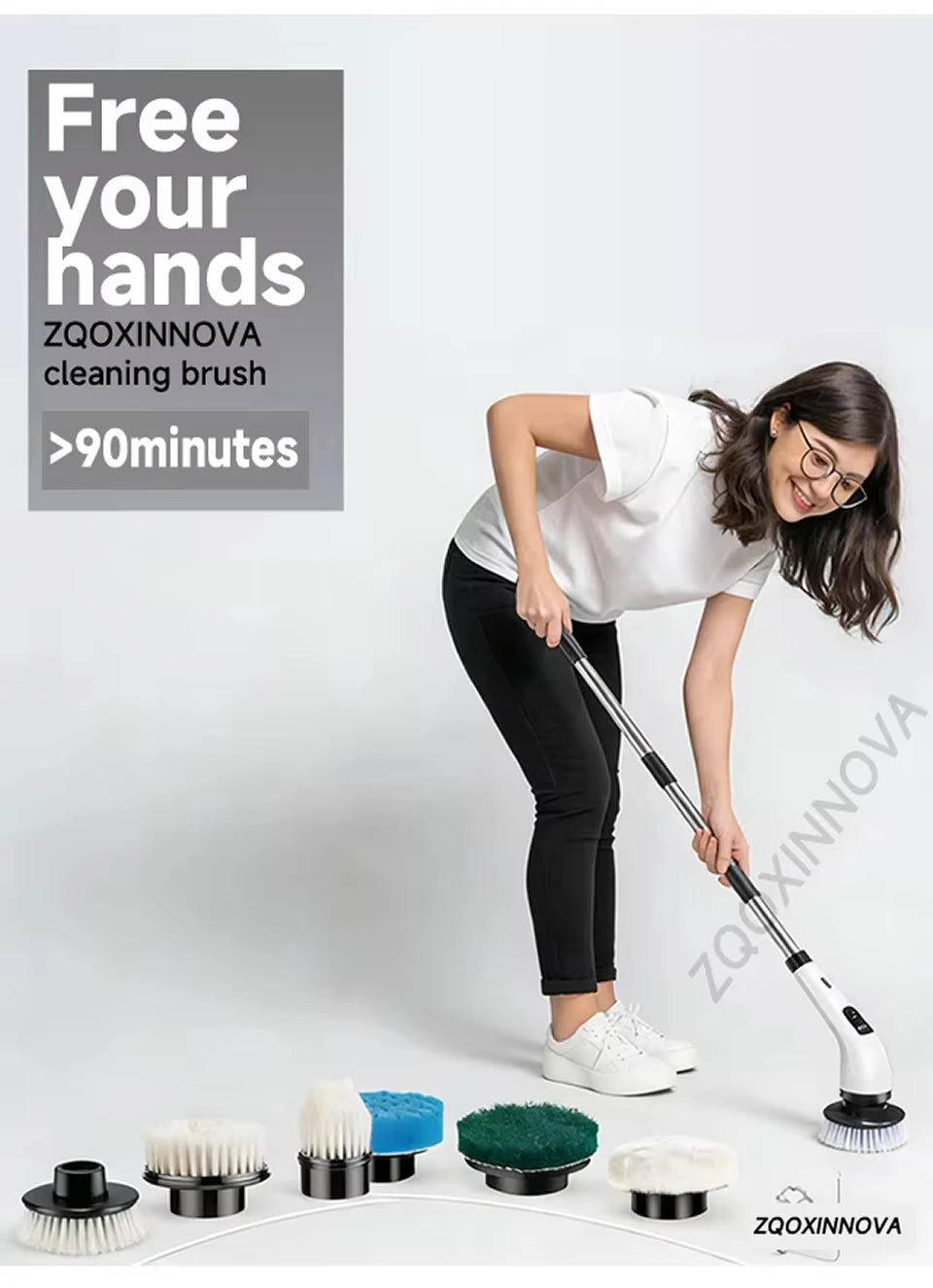 TurboScrub™ Cordless Electric Spin Scrubber