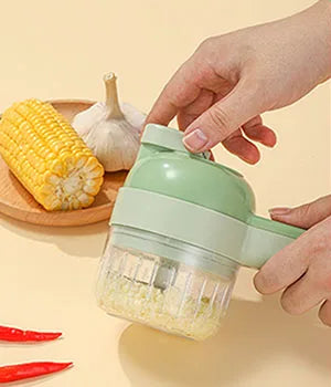 SwiftChop™ 4-in-1 Handheld Electric Veggie Slicer
