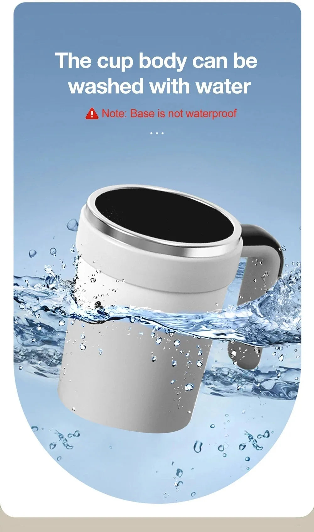 SwiftMix™ Auto Magnetic Self-Stirring Mug