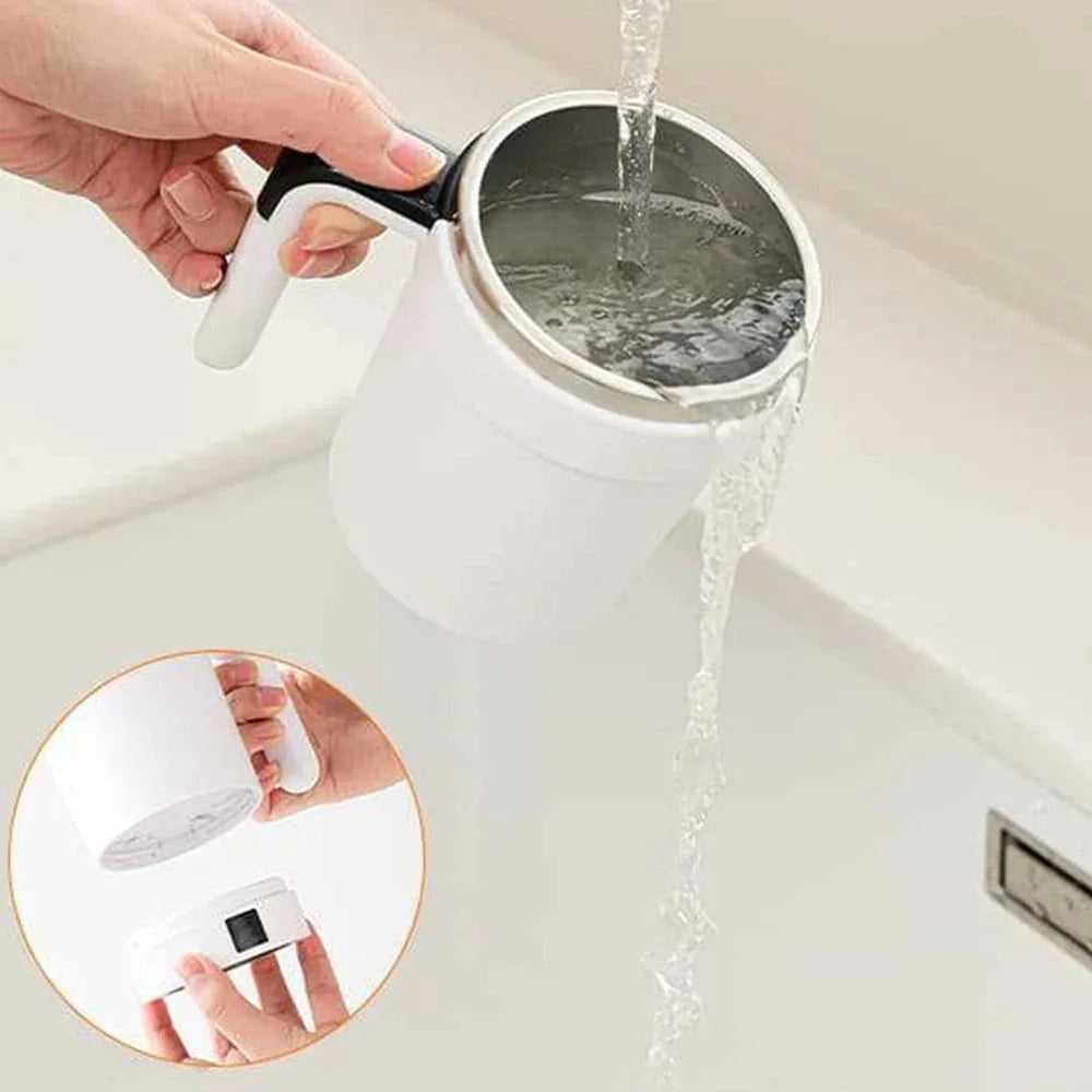 SwiftMix™ Auto Magnetic Self-Stirring Mug