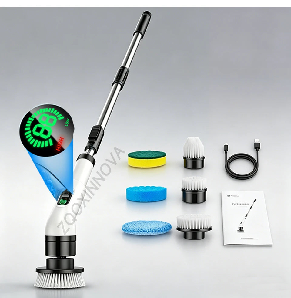 TurboScrub™ Cordless Electric Spin Scrubber