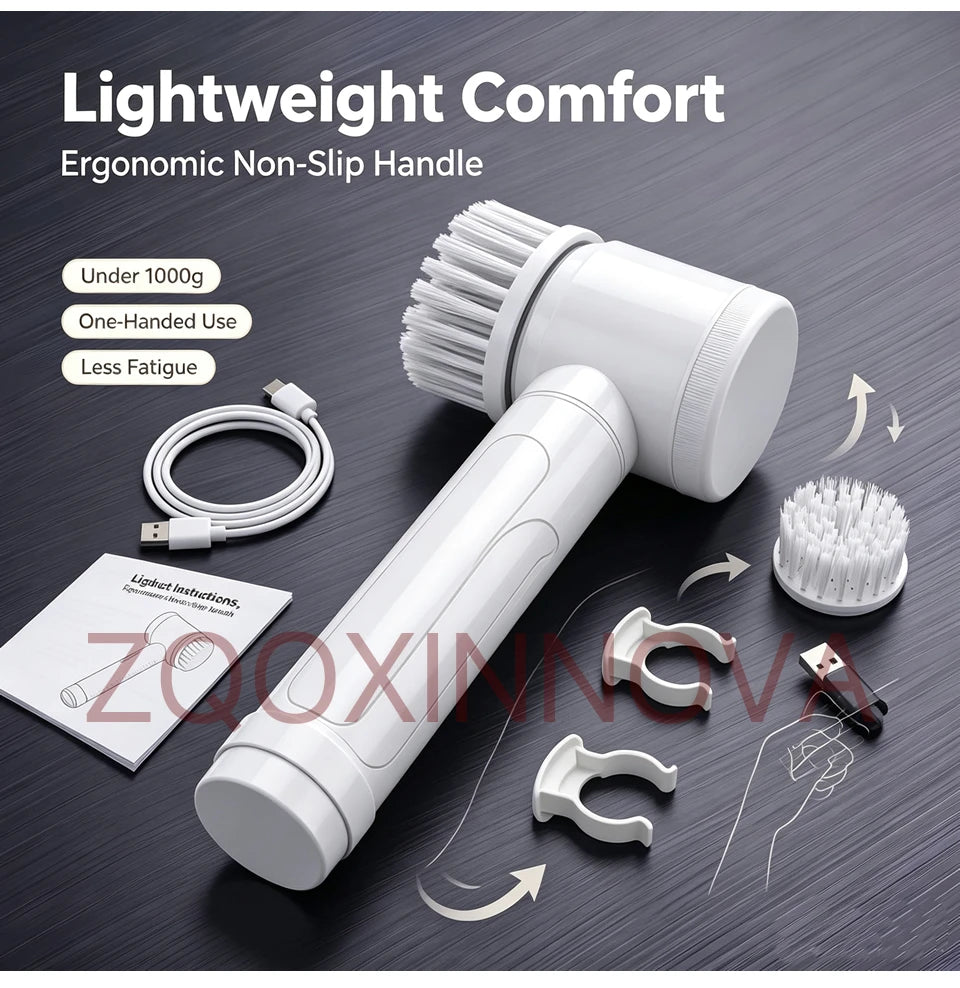 TurboScrub™ Cordless Electric Spin Scrubber